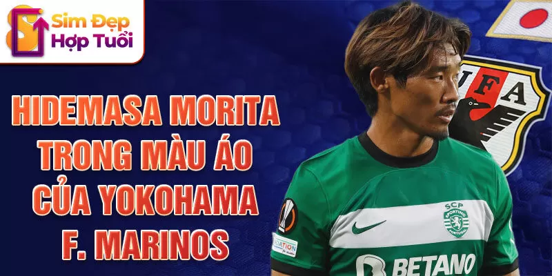 Hidemasa Morita trong màu áo của Yokohama F. Marinos