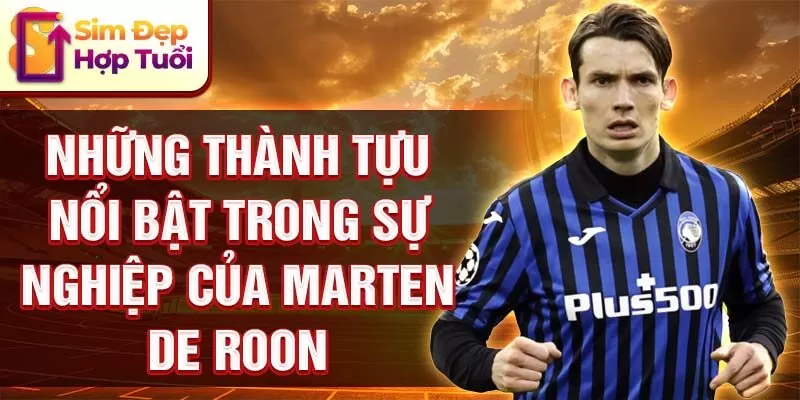 Những thành tựu nổi bật trong sự nghiệp của Marten de Roon