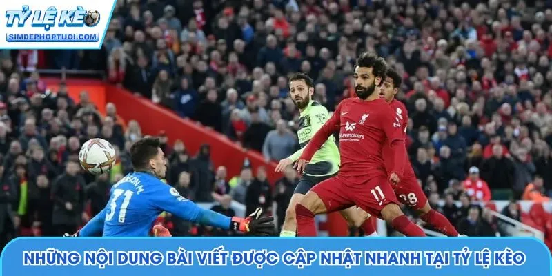 Những nội dung bài viết được cập nhật nhanh tại Tỷ Lệ Kèo